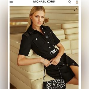 Michael Kors Women's Belted Dress